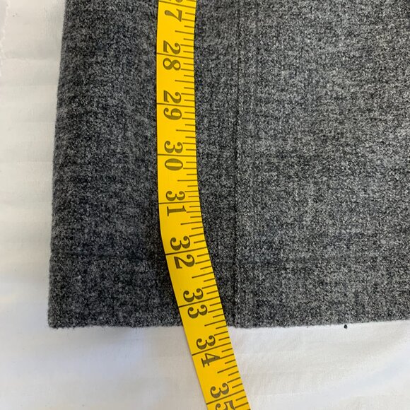 Eddie Bauer Men’s Grey Wool-Blend Long Winter Coat – Zip & Button Front - Picture 16 of 16